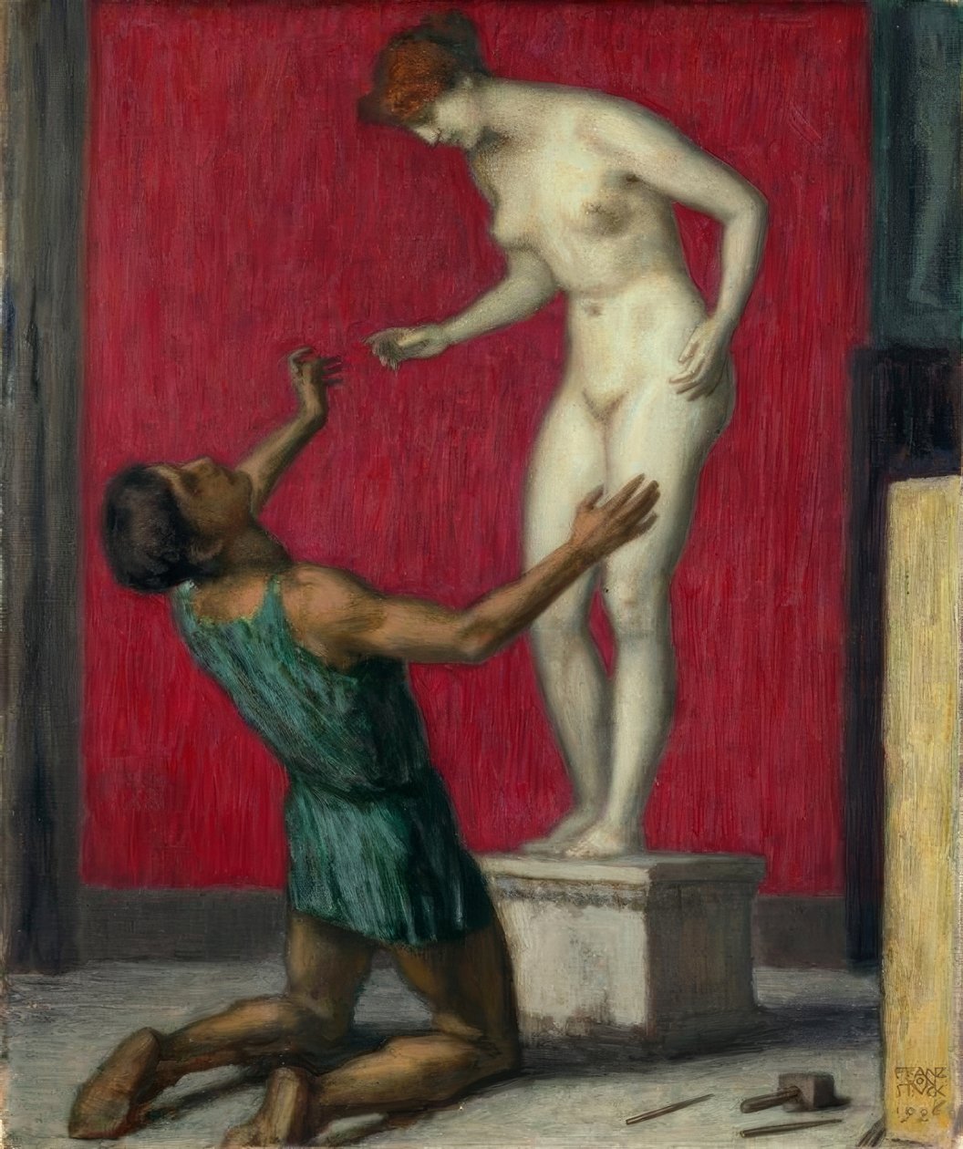 Pygmalion autorstwa Franz von Stuck