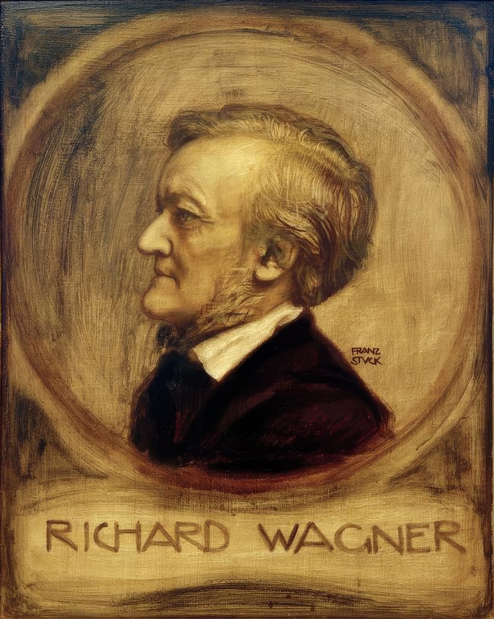 Richard Wagner, Klejnot. von Franz przeciwko Zablokowany autorstwa Franz von Stuck