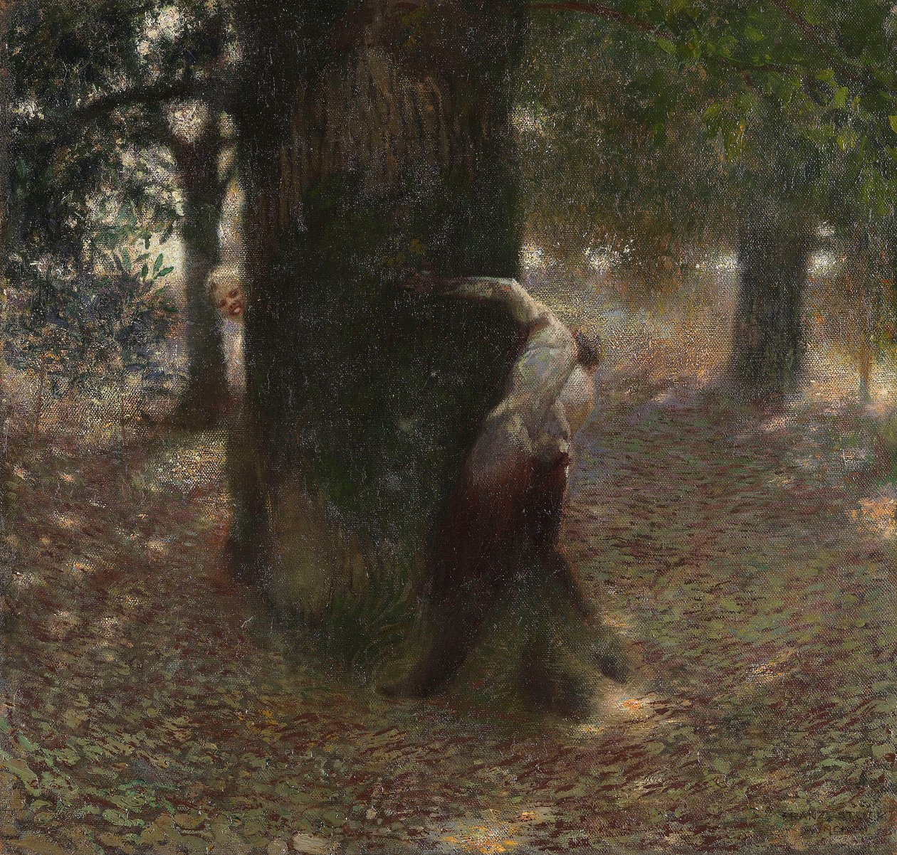 Dokuczanie, 1889. autorstwa Franz von Stuck