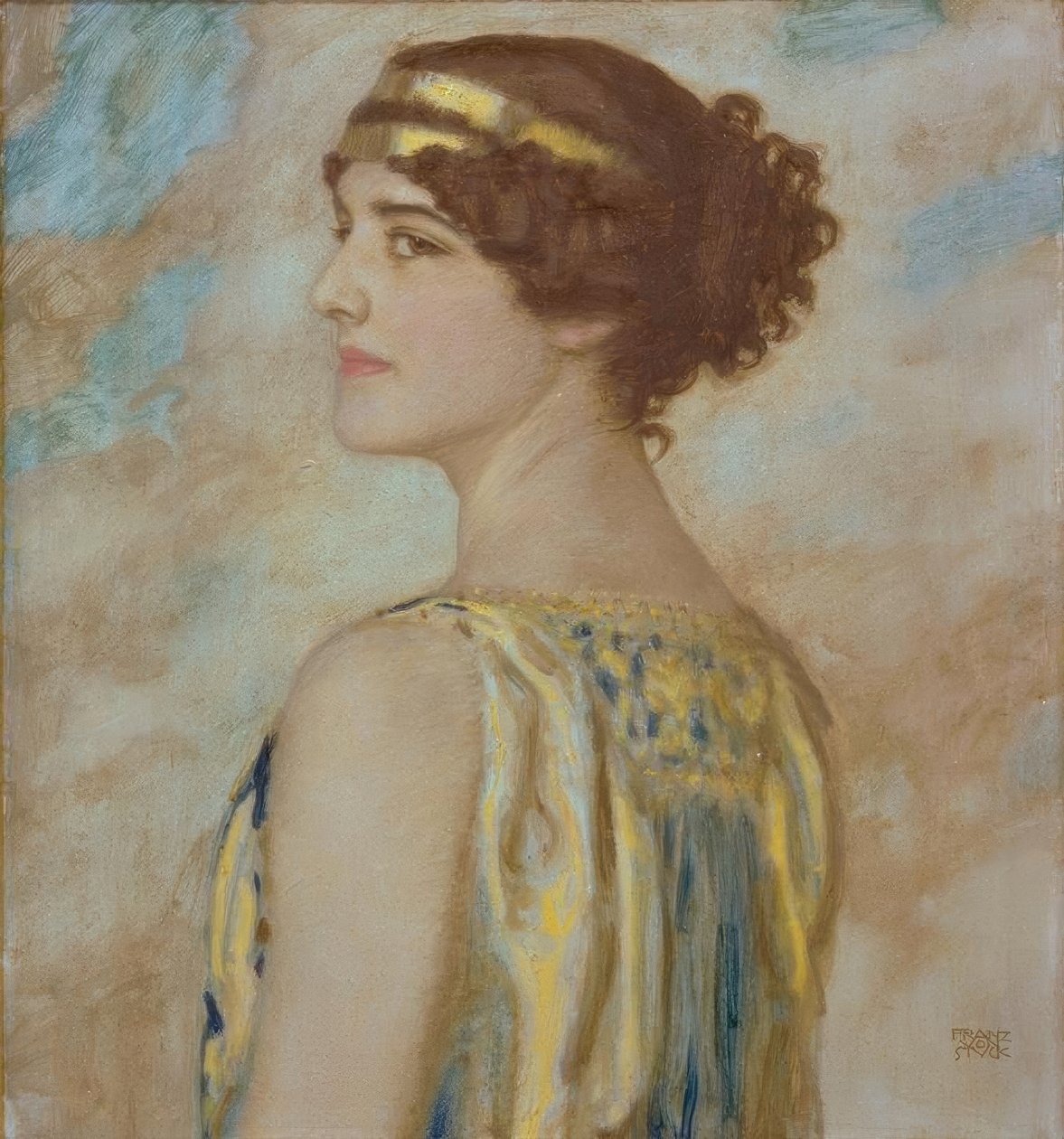 Córka Maria jako Greczynka autorstwa Franz von Stuck