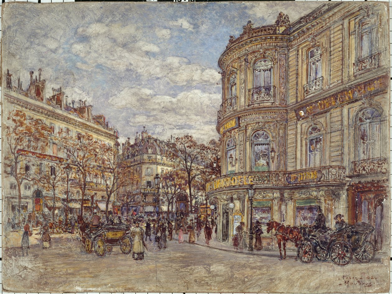 Francuski: Le Pavillon de Hanovre, rue Louis-le-Grand autorstwa Frederic Anatole Houbron