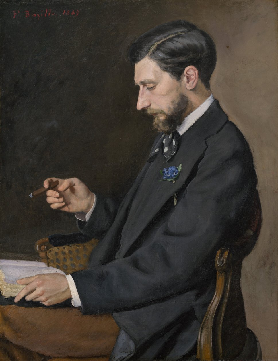 Edmond Mistrz autorstwa Frédéric Bazille