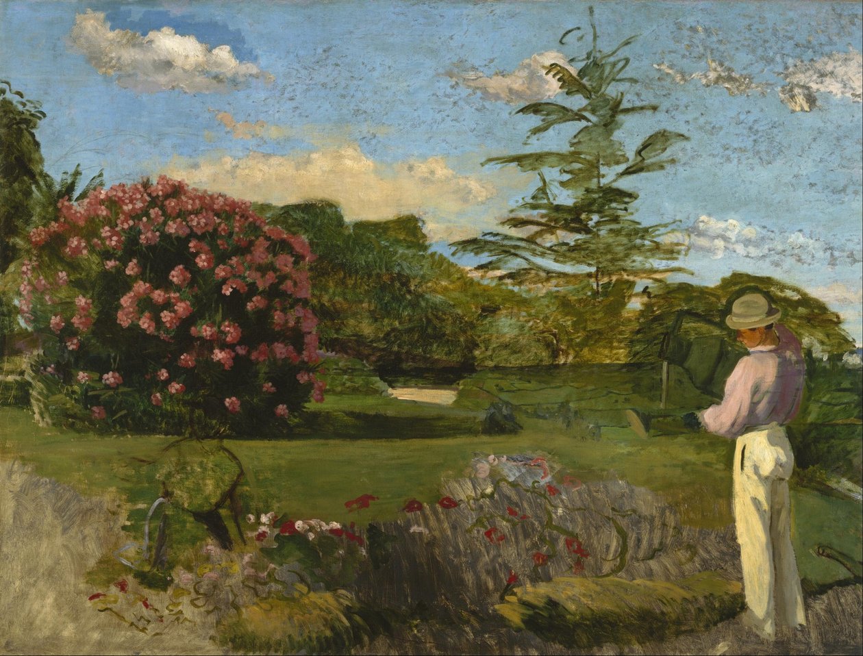Mały ogrodnik autorstwa Frédéric Bazille
