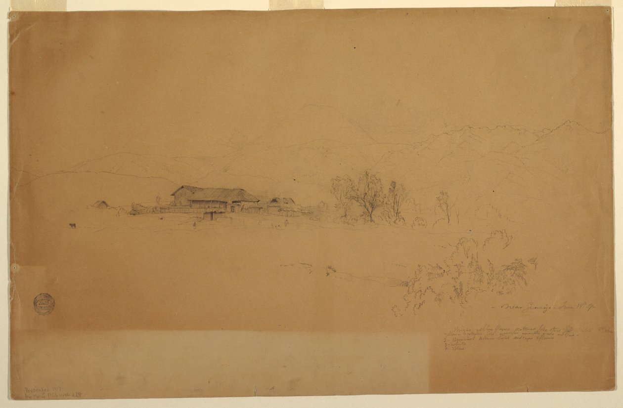 W pobliżu Guanojo, Ekwador autorstwa Frederic Edwin Church