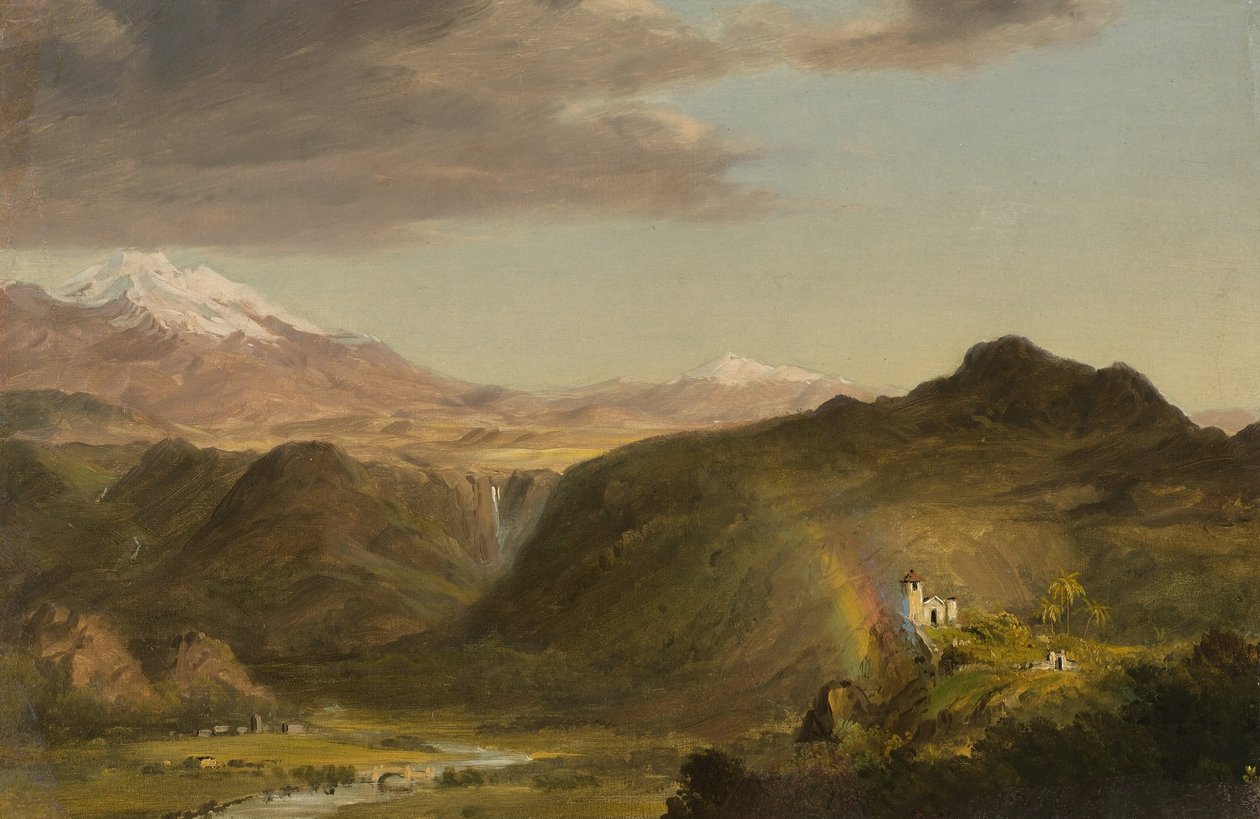 Krajobraz Ameryki Południowej autorstwa Frederic Edwin Church