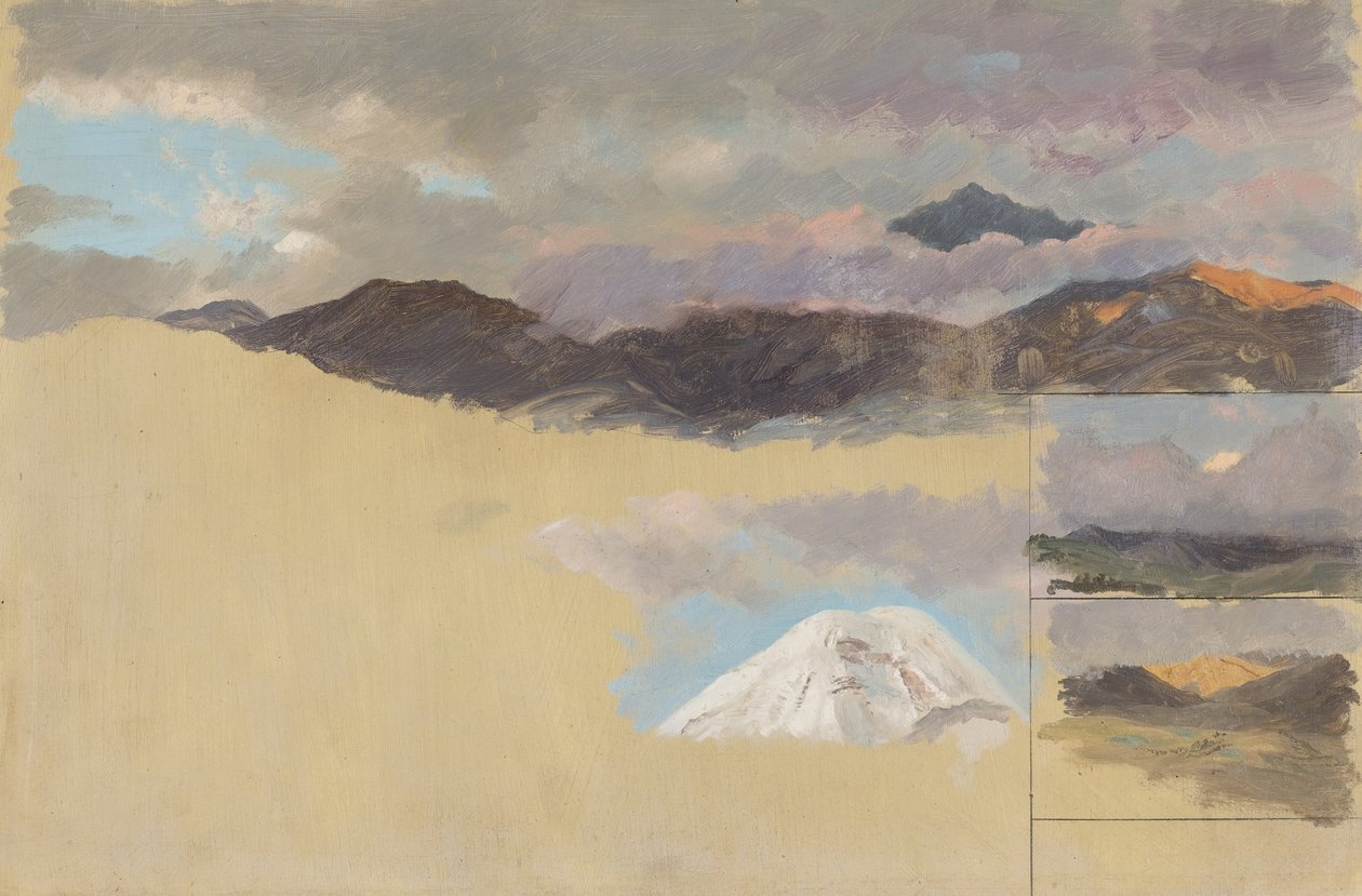 Badania góry Chimborazo, Ekwador autorstwa Frederic Edwin Church