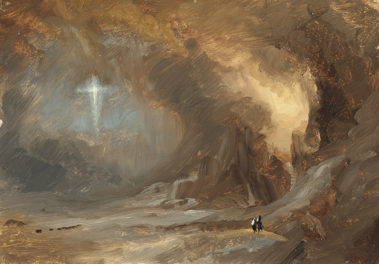 Wizja Krzyża autorstwa Frederic Edwin Church