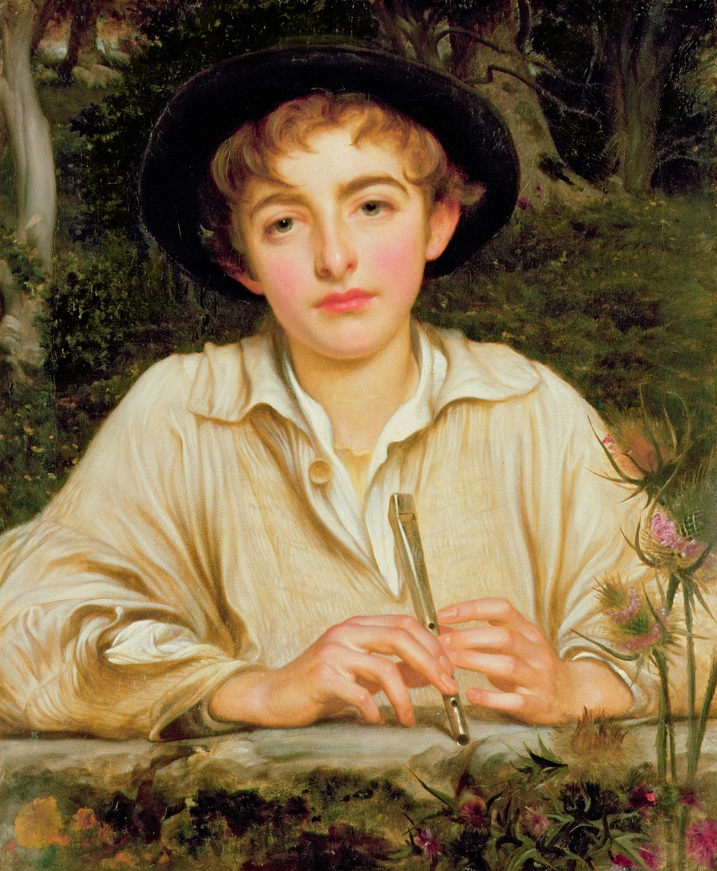Muzyka rustykalna autorstwa Frederic Leighton