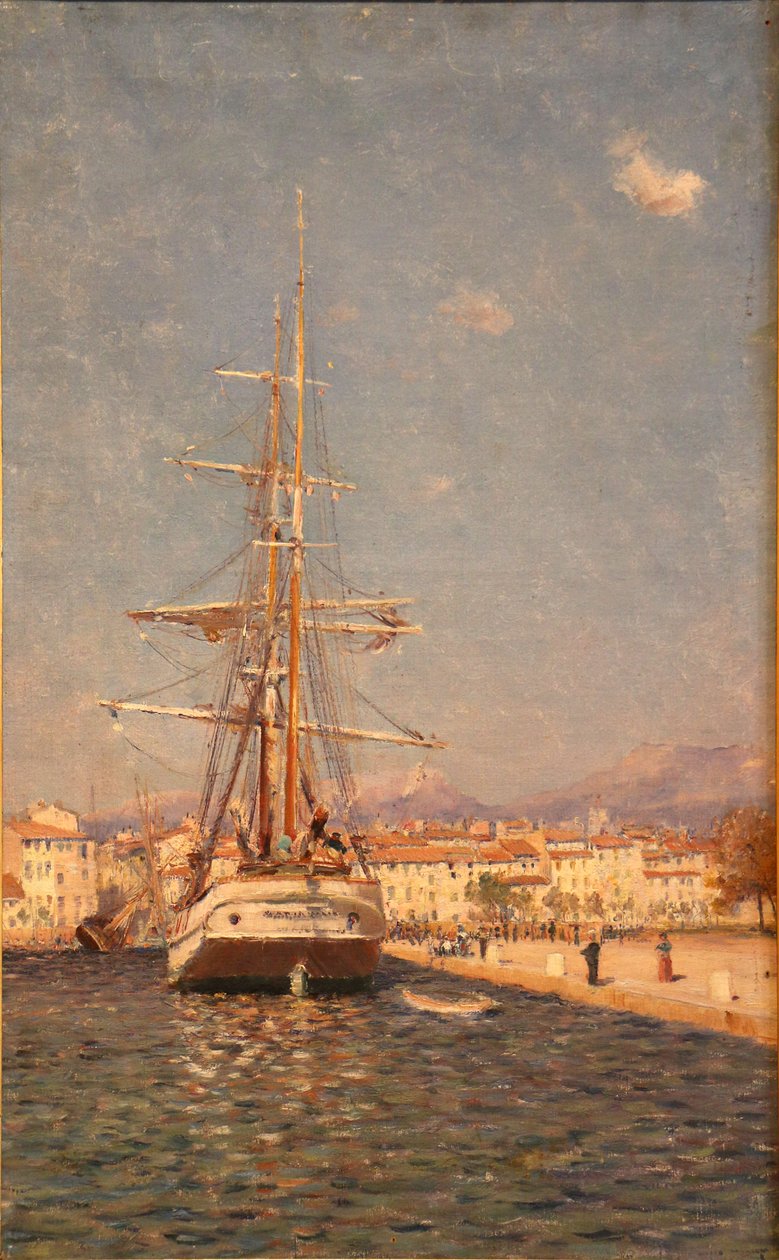 Port w Tulonie autorstwa Frederic Montenard