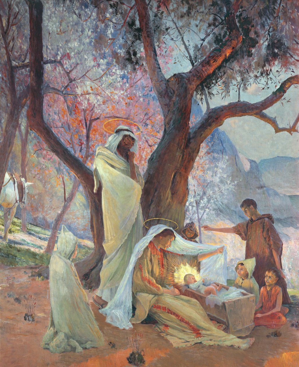 Narodzenia, 1917 autorstwa Frederic Montenard
