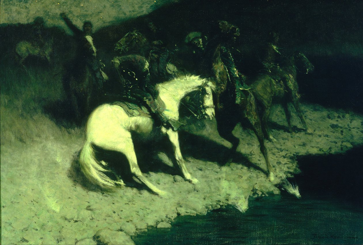 Wystrzelony wł. autorstwa Frederic Remington