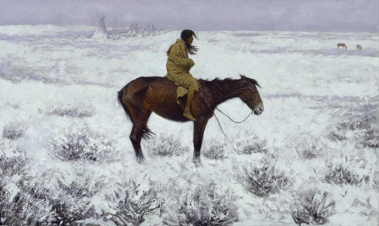 Chłopiec stadny autorstwa Frederic Remington