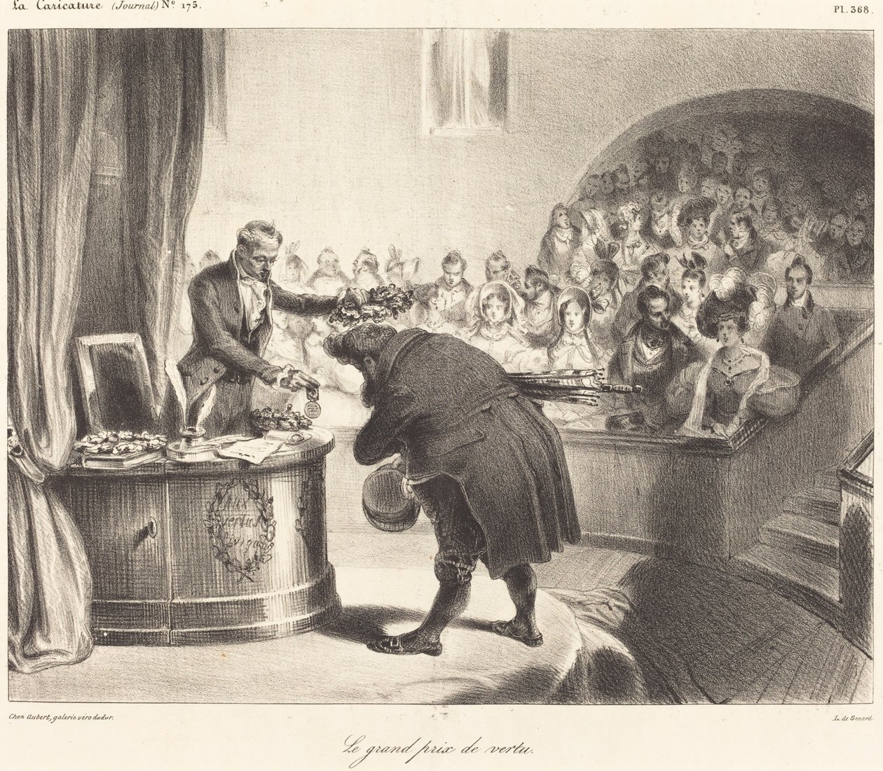 Wielka Nagroda Cnoty autorstwa Frederic Bouchot