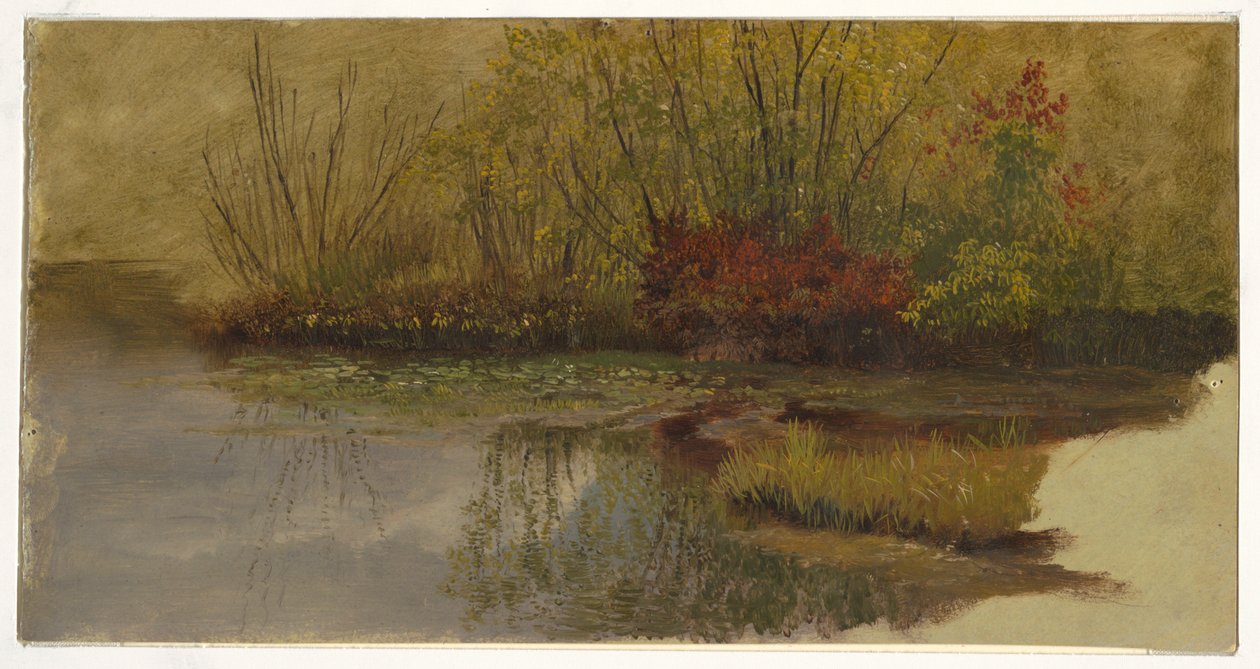 Zakątek stawu autorstwa Frederic Edwin Church