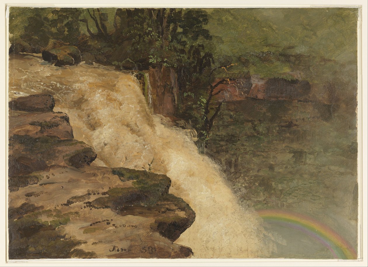 Wodospad w Kolumbii autorstwa Frederic Edwin Church