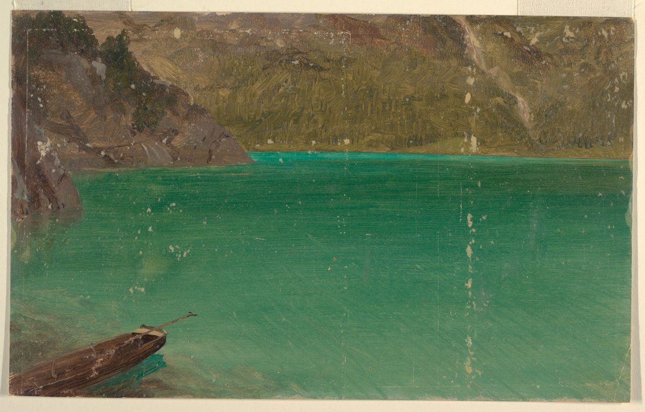 Jezioro Alpejskie (Bawaria lub Szwajcaria) autorstwa Frederic Edwin Church
