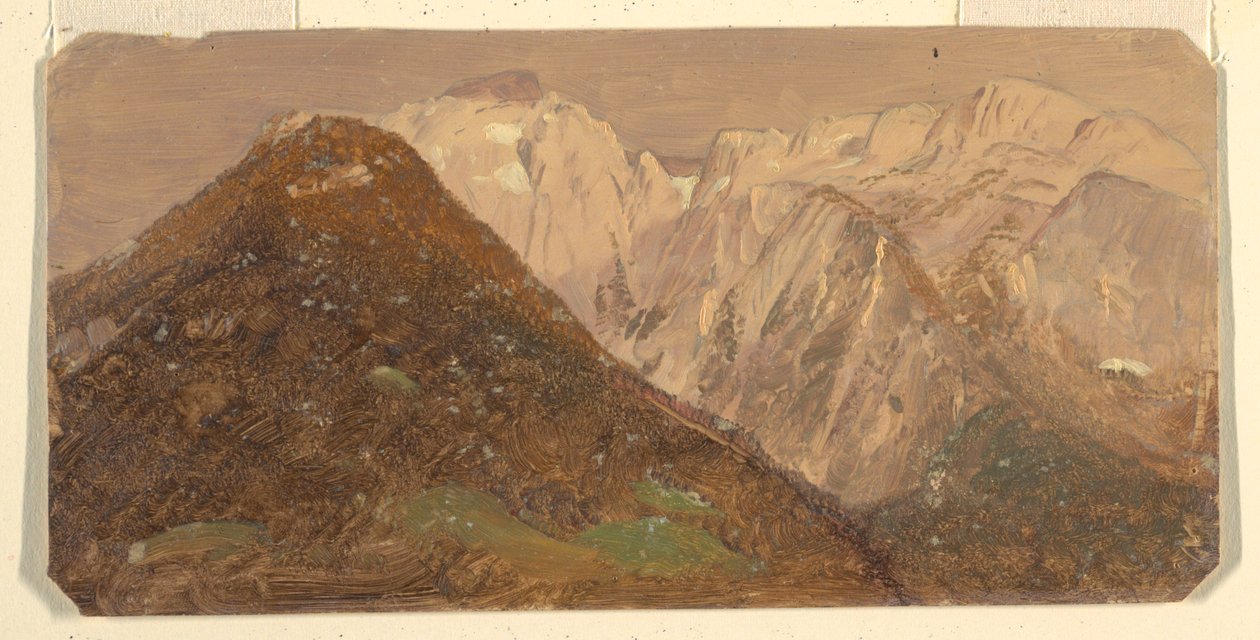 Krajobraz alpejski (prawdopodobnie Szwajcaria) autorstwa Frederic Edwin Church
