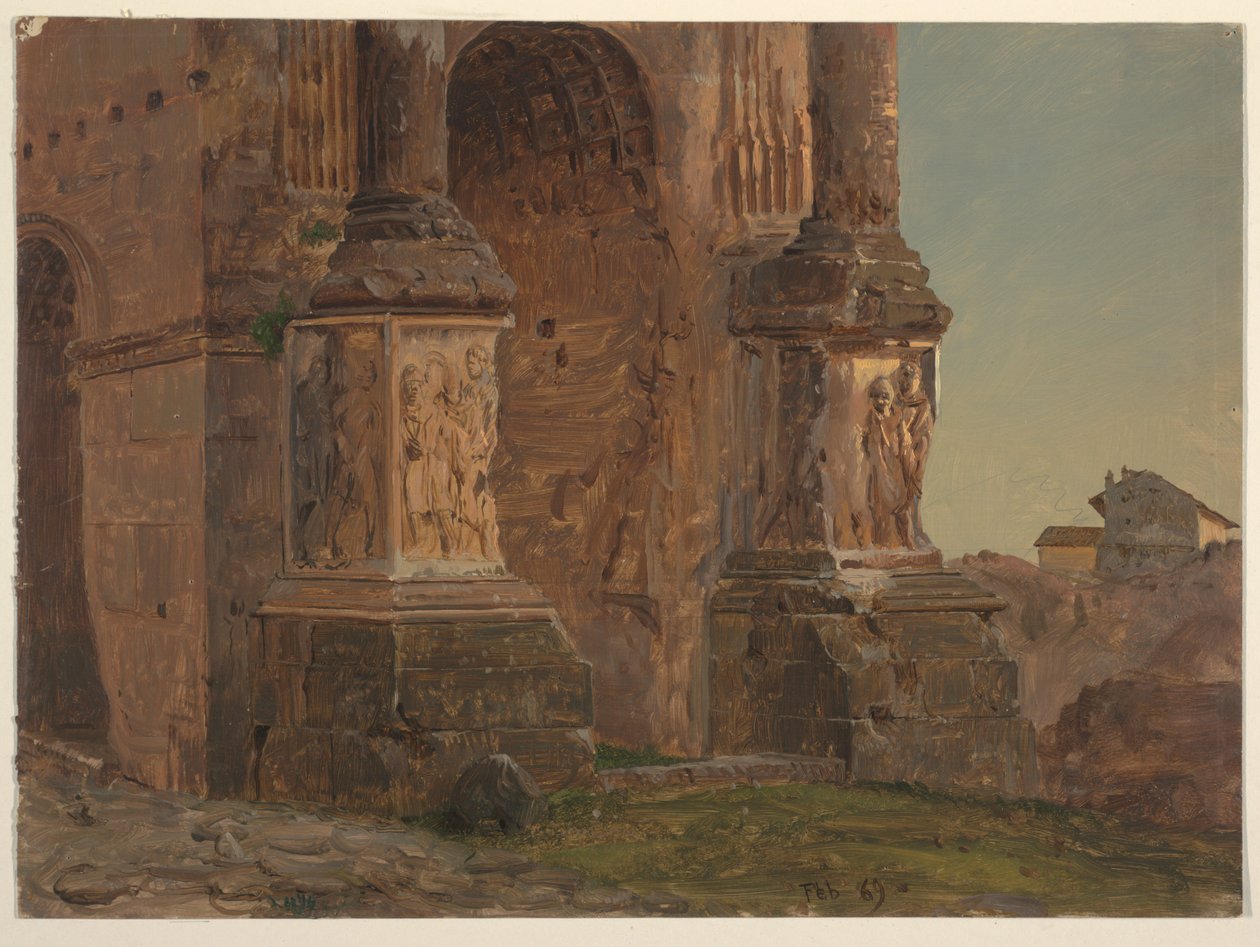 Łuk Septymiusza Sewera, Rzym autorstwa Frederic Edwin Church
