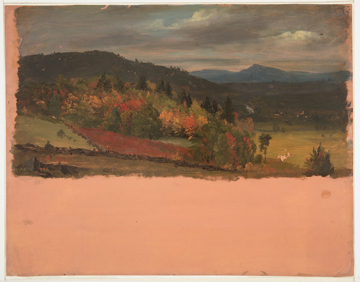 Jesienny krajobraz autorstwa Frederic Edwin Church