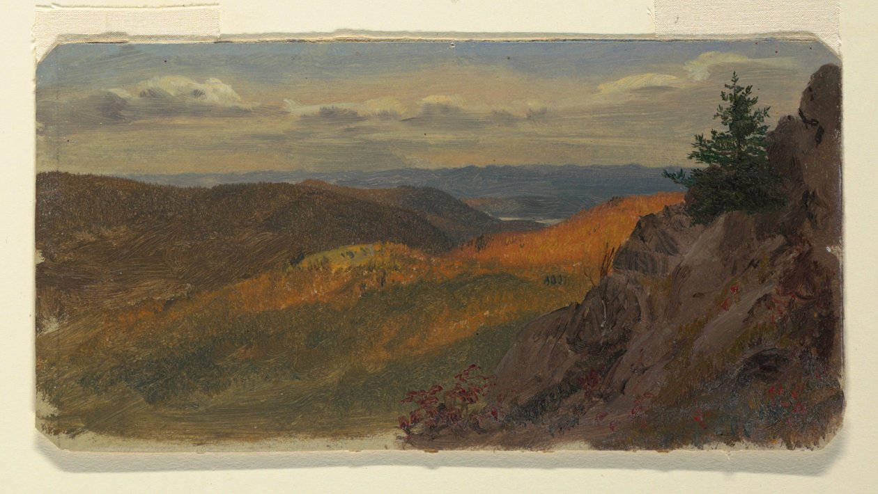 Jesienny krajobraz w Nowej Anglii autorstwa Frederic Edwin Church