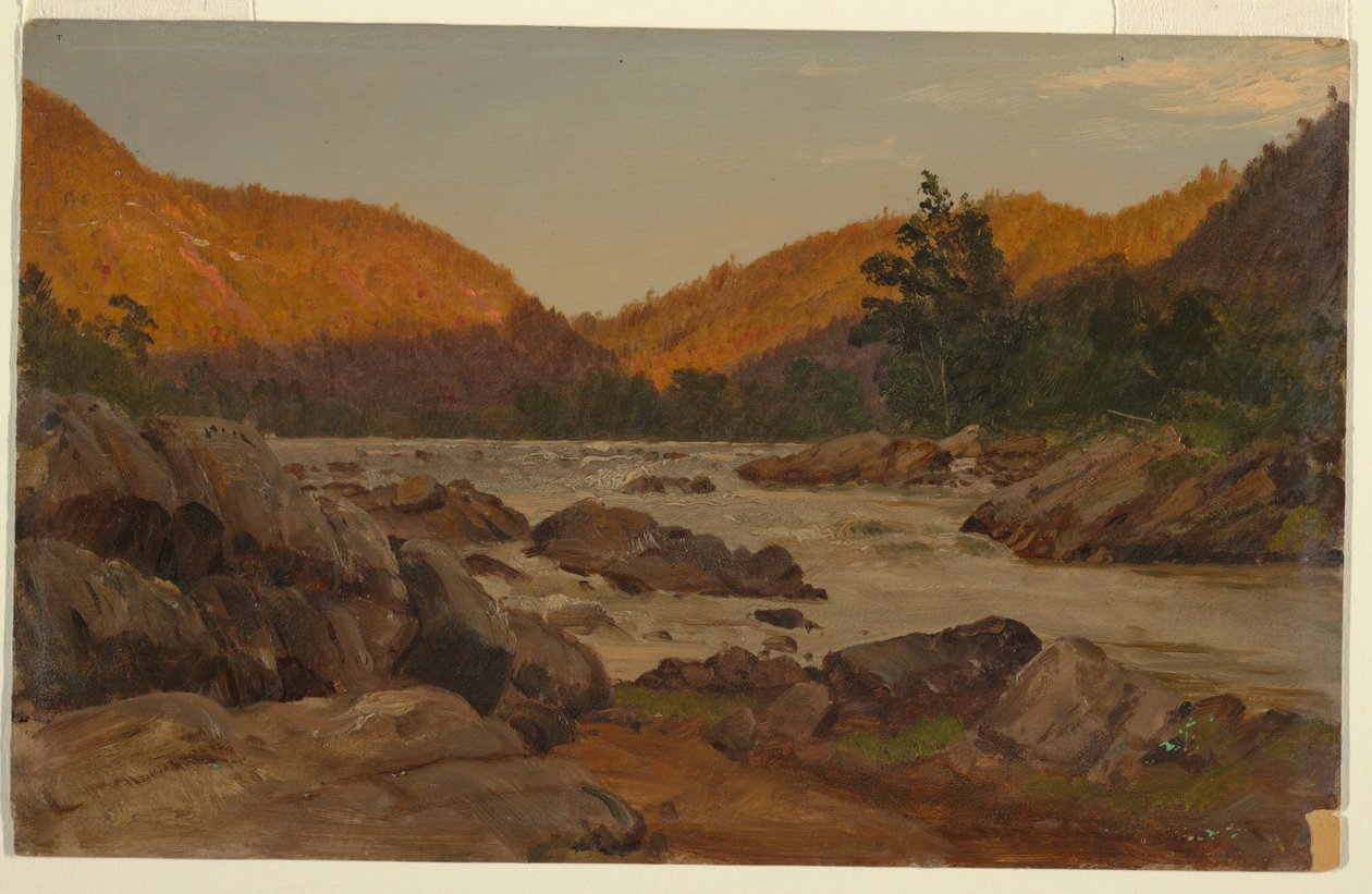 Jesienny krajobraz w Północnej Karolinie autorstwa Frederic Edwin Church
