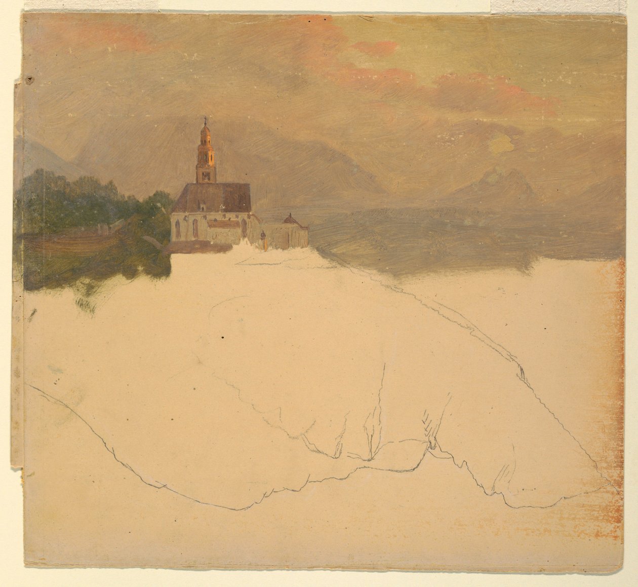 Bawarski krajobraz autorstwa Frederic Edwin Church