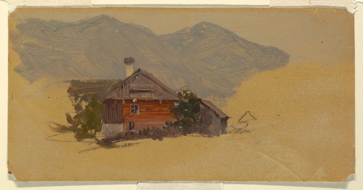 Berchtesgaden, dom chłopa autorstwa Frederic Edwin Church