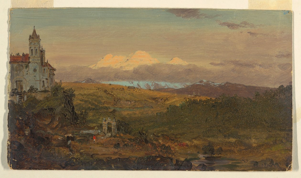 Katedra, Chillo, Ekwador autorstwa Frederic Edwin Church