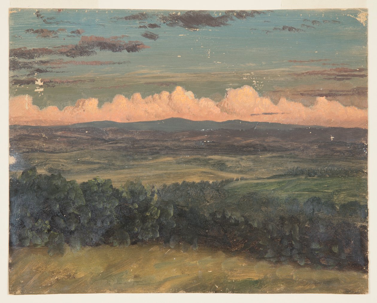 Catskills z Hudson w Nowym Jorku autorstwa Frederic Edwin Church