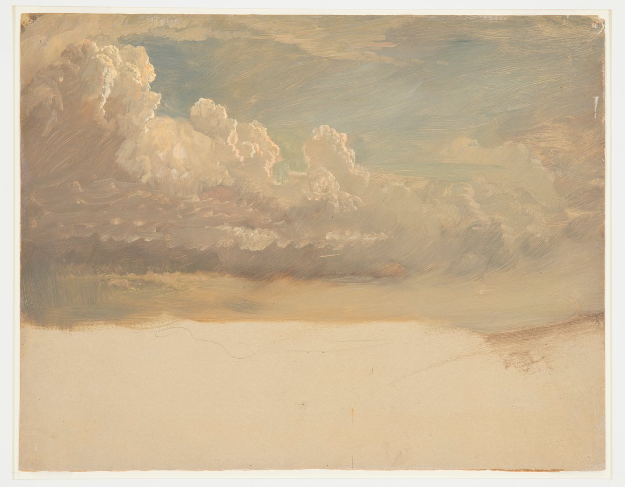 Badanie chmury autorstwa Frederic Edwin Church