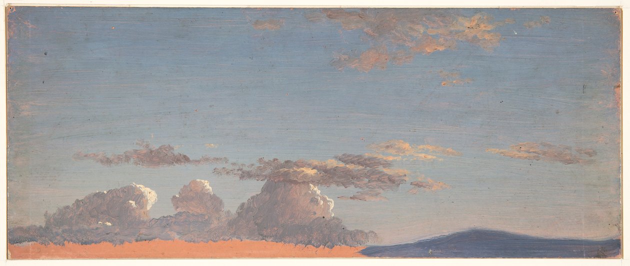 Badanie chmury autorstwa Frederic Edwin Church