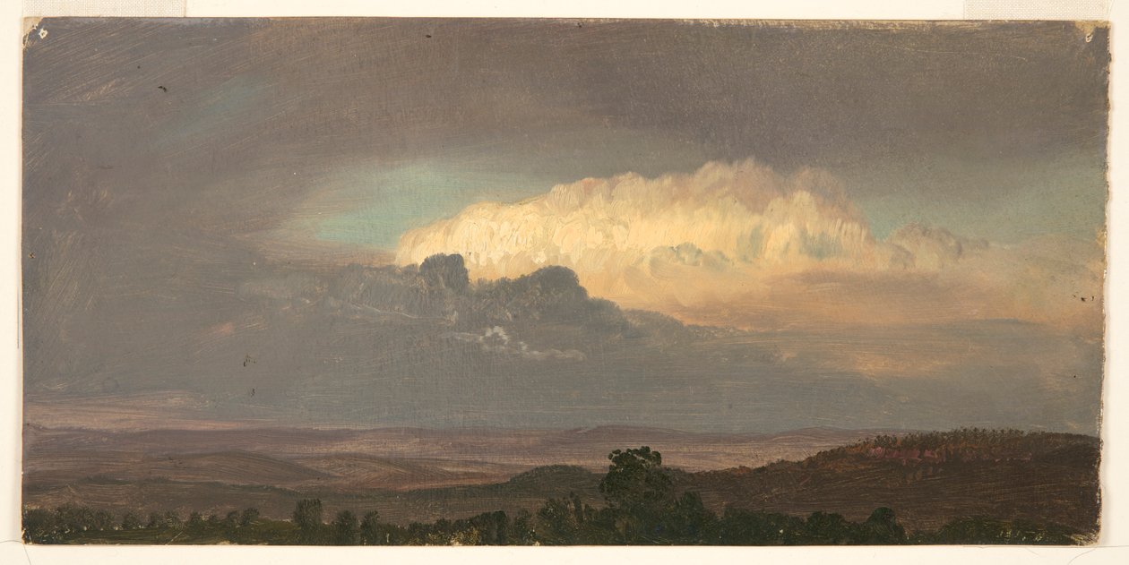 Chmury nad wzgórzami, Jamajka autorstwa Frederic Edwin Church