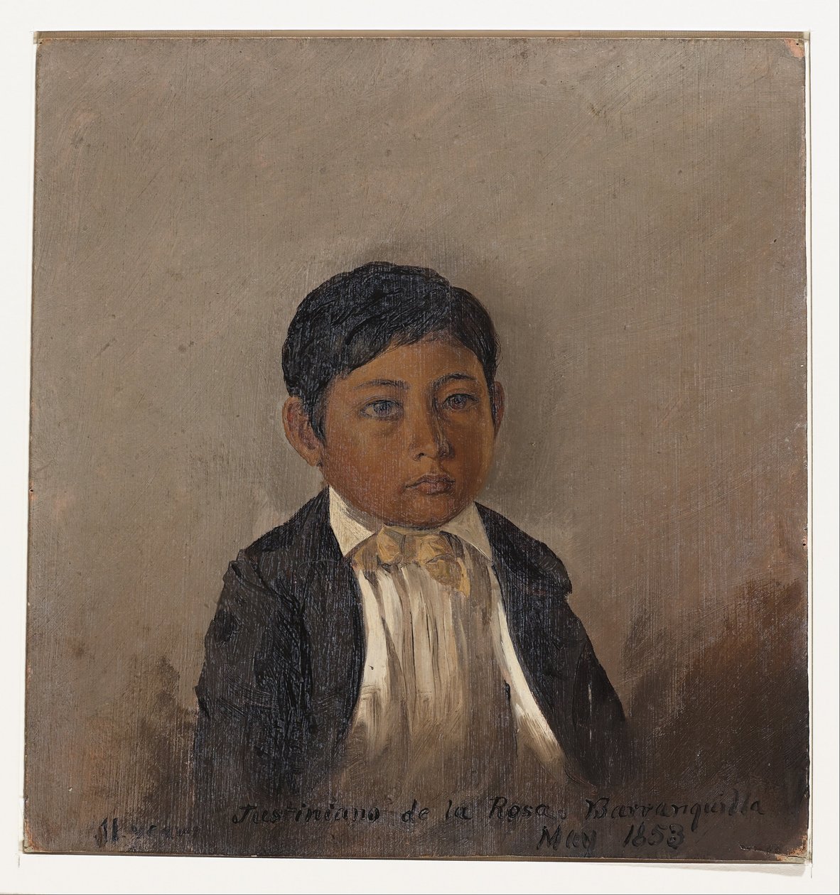 Kolumbia, Barranquilla, portret chłopca autorstwa Frederic Edwin Church