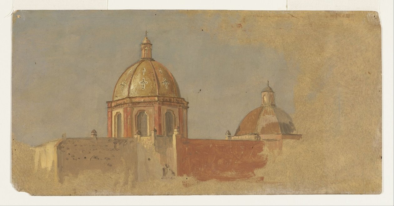 Kolumbia lub Ekwador, dachy kościołów autorstwa Frederic Edwin Church