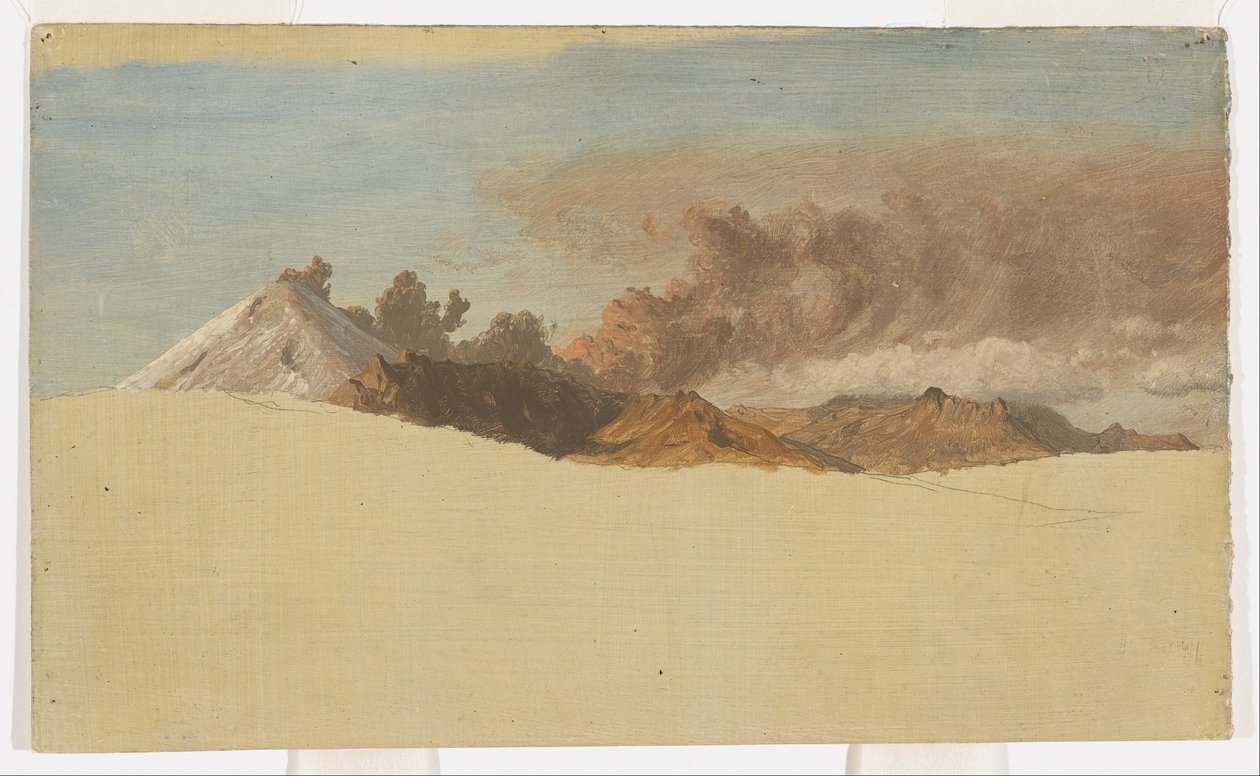 Cotopaxi widziane z Ambato, Ekwador autorstwa Frederic Edwin Church