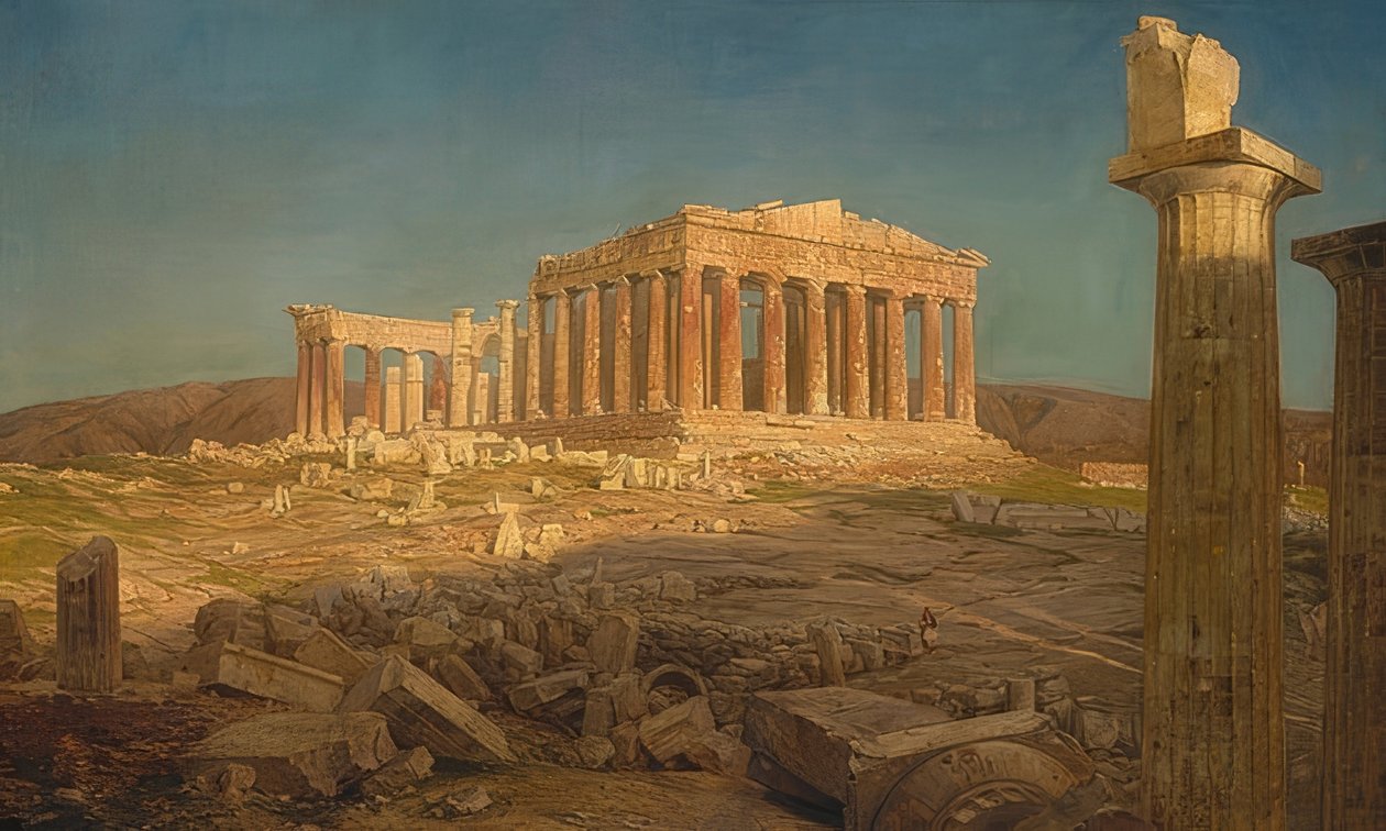 Δασ Παρθένων. 1871 autorstwa Frederic Edwin Church