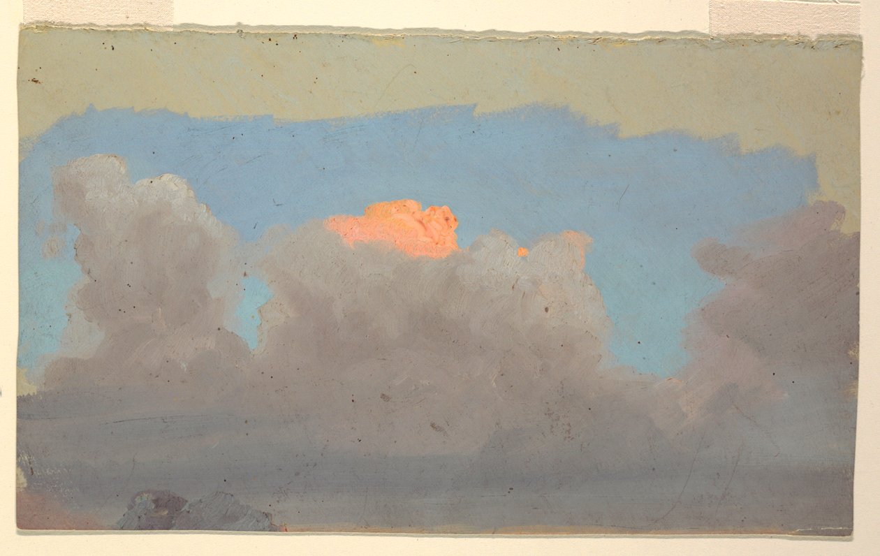 Rysunek, studium chmury, 1860-70 autorstwa Frederic Edwin Church