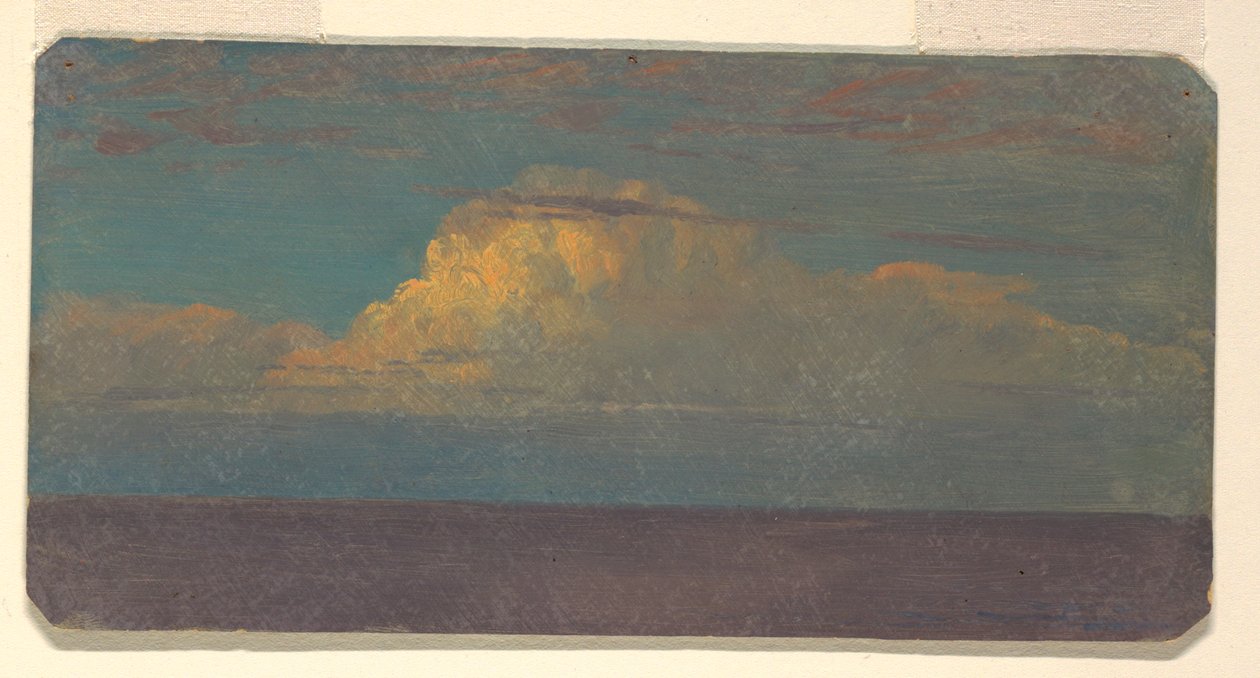 Rysunek, studium chmury, 1870-80 autorstwa Frederic Edwin Church