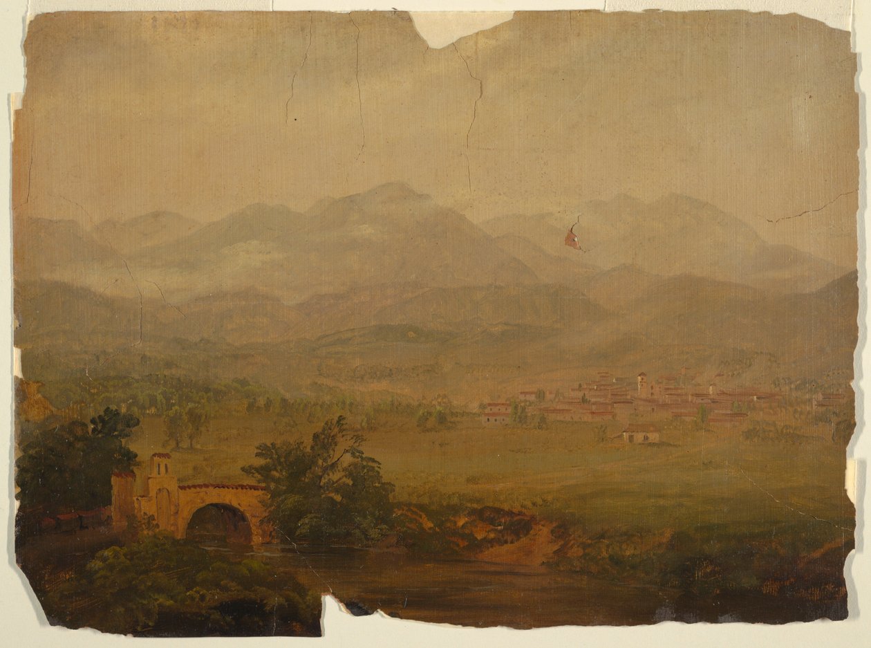 Rysunek, Kolumbia lub Ekwador, 1853 r. autorstwa Frederic Edwin Church