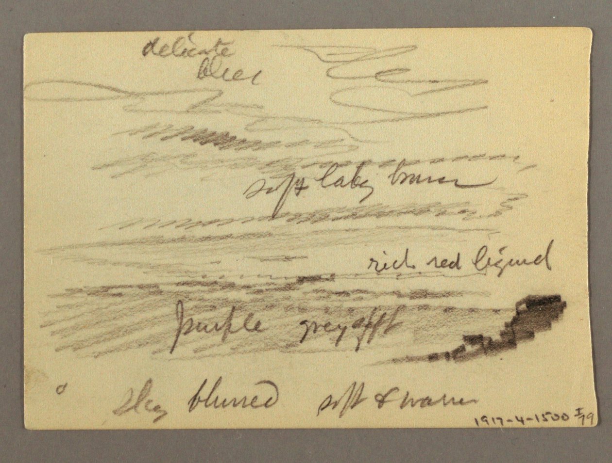 Rysunek, Dom, prawdopodobnie 1868-69 autorstwa Frederic Edwin Church
