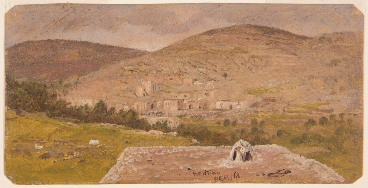 Rysunek, krajobraz, 1865 autorstwa Frederic Edwin Church