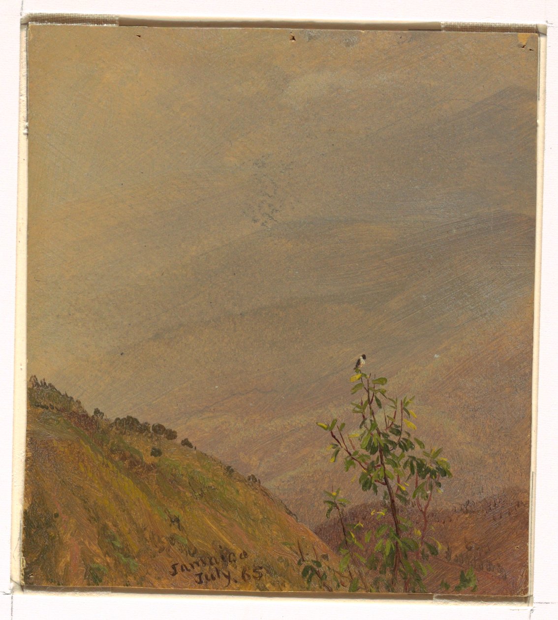Rysunek, krajobraz, lipiec 1865 r. autorstwa Frederic Edwin Church