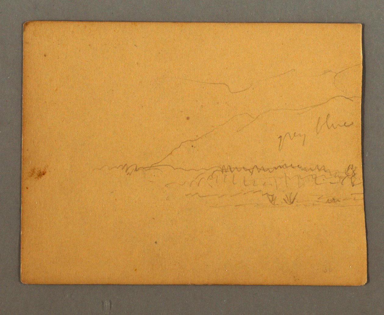 Rysunek, góry, prawdopodobnie 1856 autorstwa Frederic Edwin Church