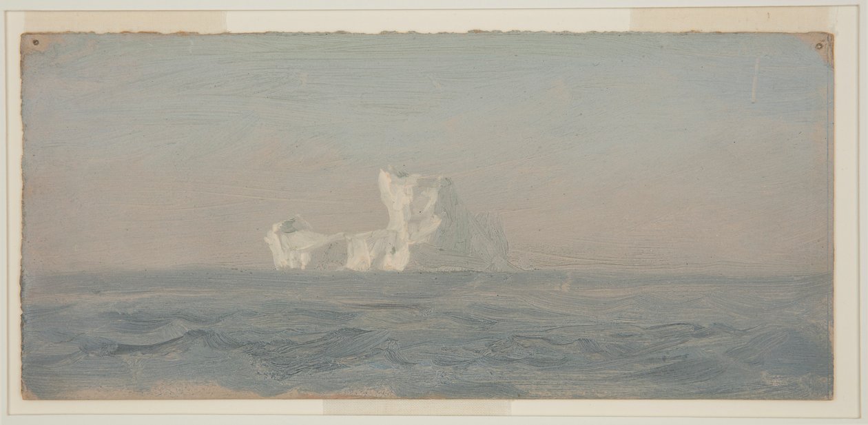 Rysunek, Off Iceberg, Nowa Fundlandia, czerwiec 1859 r. autorstwa Frederic Edwin Church