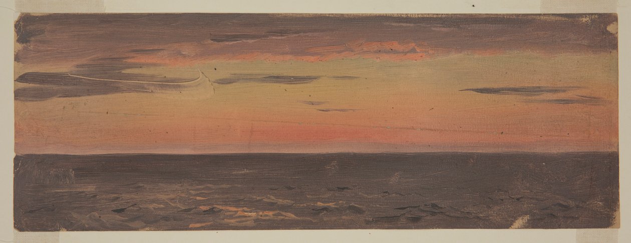 Rysunek, Pejzaż morski, czerwiec 1859 r. autorstwa Frederic Edwin Church
