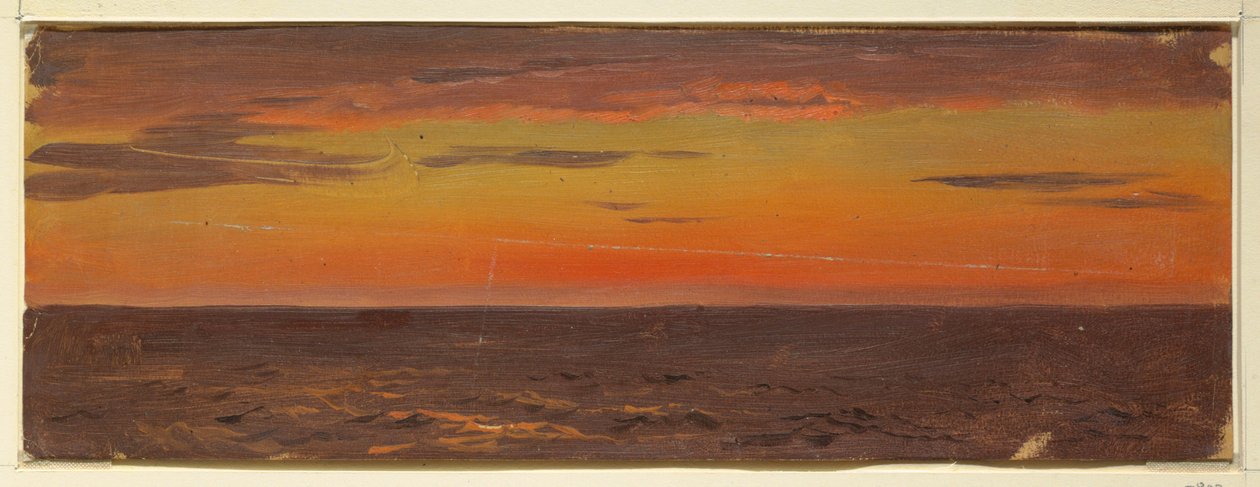 Rysunek, Pejzaż morski, czerwiec 1859 r. autorstwa Frederic Edwin Church