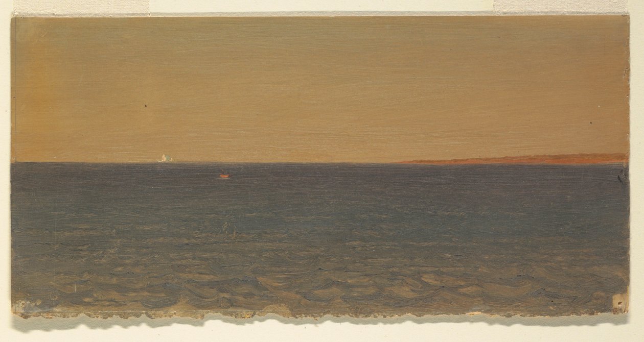 Rysunek, Pejzaż morski z górą lodową, 1859 autorstwa Frederic Edwin Church