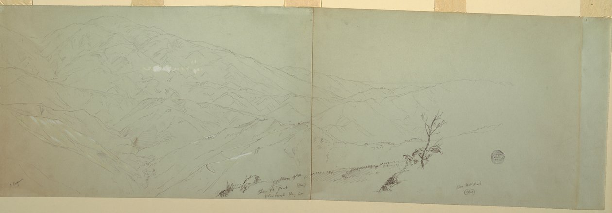 Rysunek, szkice, Bloxburgh, Jamajka, 1865 r. autorstwa Frederic Edwin Church