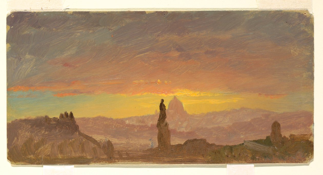 Rysunek, Święty Piotr, Rzym, pokazany, 1868-69 autorstwa Frederic Edwin Church