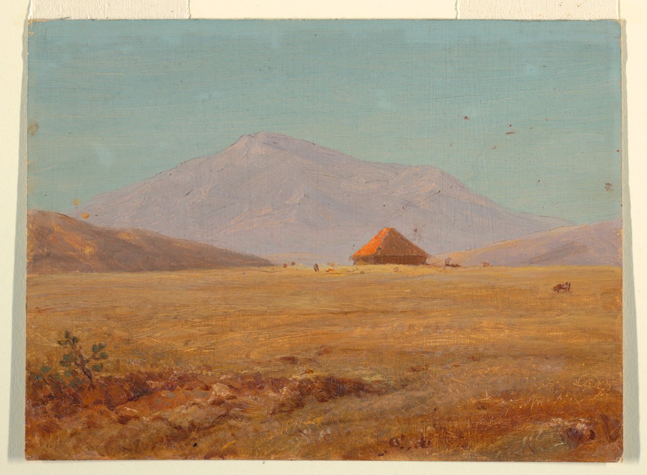 Ekwador ?, górski płaskowyż z chatą autorstwa Frederic Edwin Church